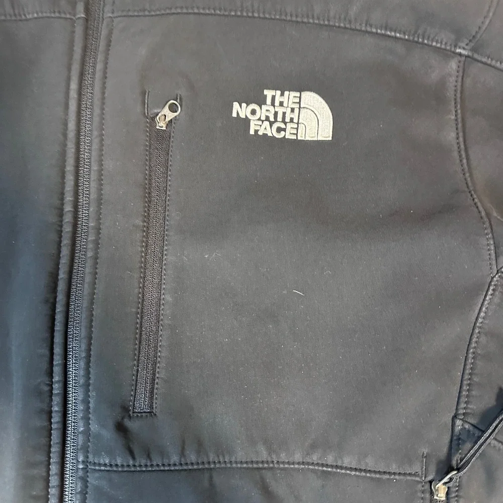 The North Face Mens Apex Bionic Softshell Jacket Black Size Medium M Full Zip